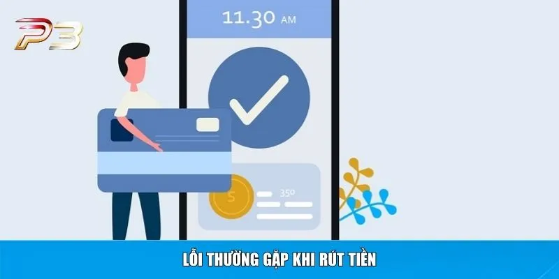 Lỗi thường gặp khi rút tiền